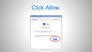 Click Allow.
www.aimdynamicvp.com
 