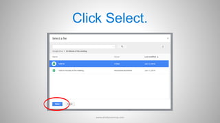 Click Select.
www.aimdynamicvp.com
 