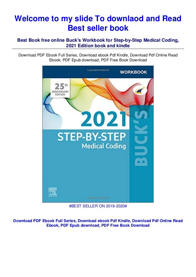 Pdf Book Buck S Workbook For Step Step Medical Coding 2021 Editi