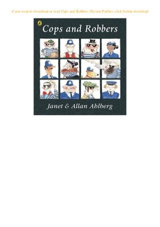 Pdf Book Cops And Robbers Picture Puffin For Android
