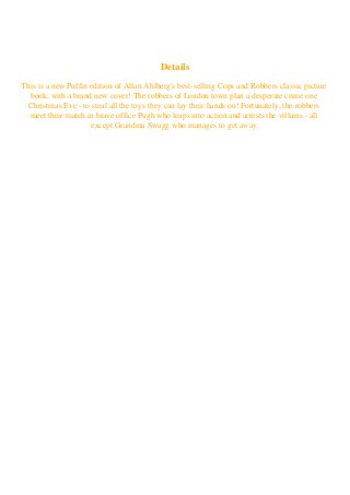 Pdf Book Cops And Robbers Picture Puffin For Android