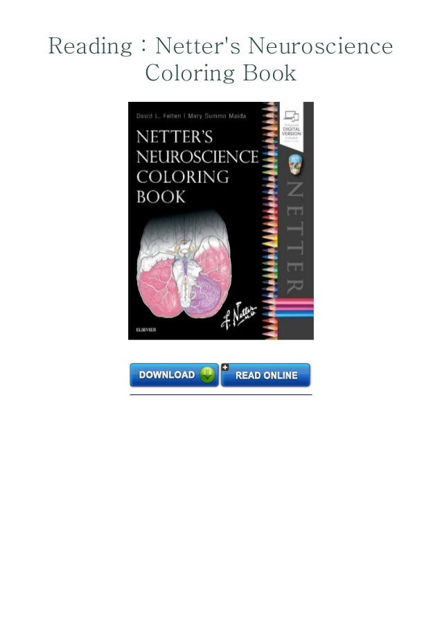 (PDF) Books Netter's Neuroscience Coloring Book Full Page