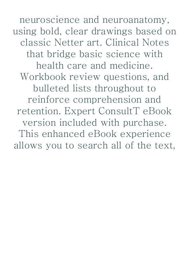 (PDF) Books Netter's Neuroscience Coloring Book Full Page