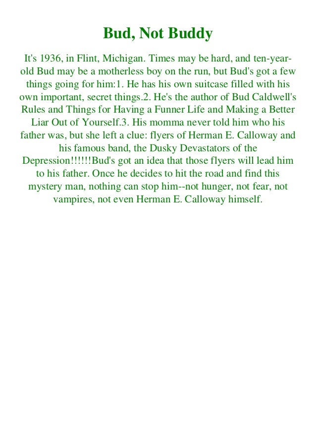 ( PDF ) Bud, Not Buddy