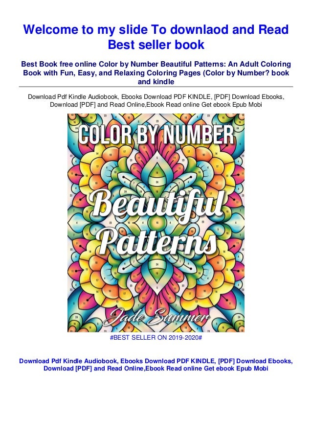 Download Pdf Color By Number Beautiful Patterns An Adult Coloring Book Wit