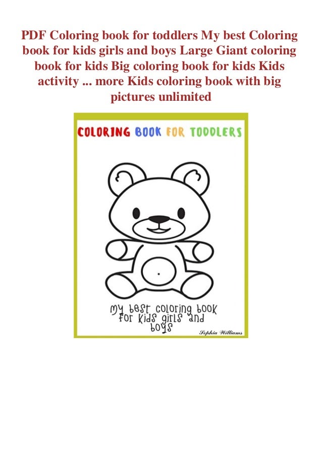Featured image of post Giant Coloring Books For Toddlers
