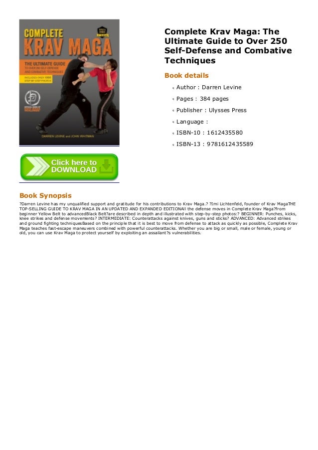Pdf Complete Krav Maga The Ultimate Guide To Over 250 Self Defense Pdf Complete Krav Maga The Ultimate Guide To Over 250 Self Defense