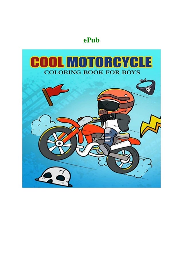 Pdf Cool Motorcycle Coloring Book For Boys Fun Coloring Activity Boo