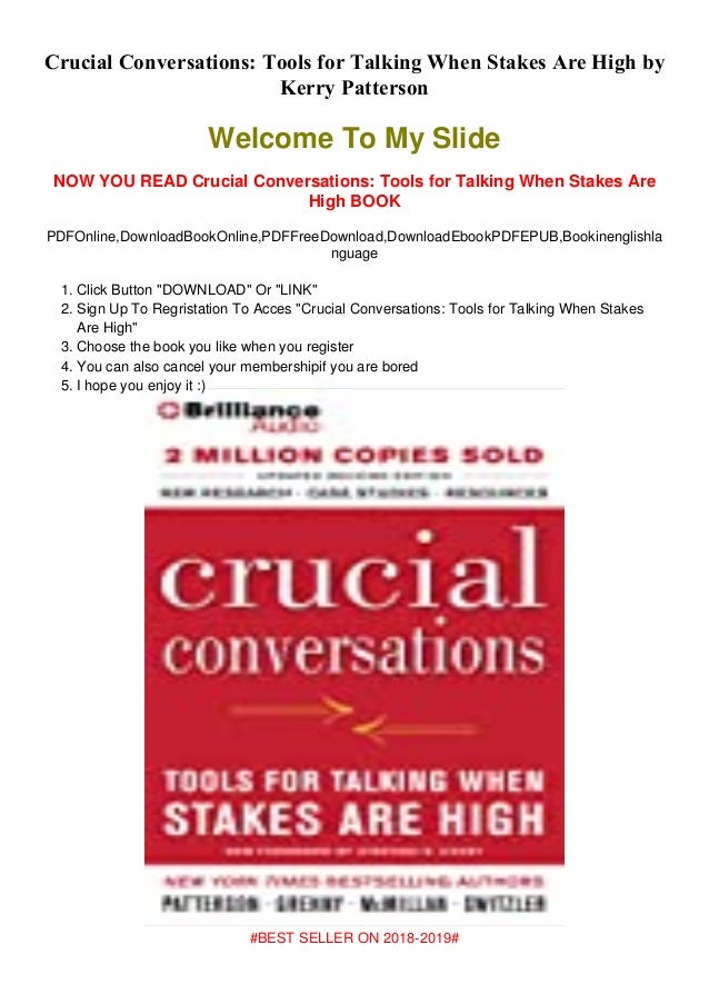 Crucial Conversations Model