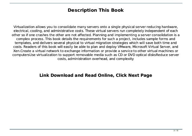 Pdf D O W N L O A D The Best Damn Server Virtualization Book Period