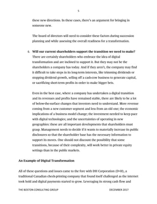 Digital transformation and sustained shareholder support | PDF