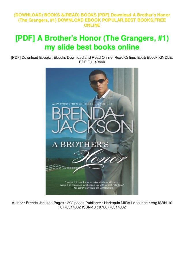 Pdf Download A Brother S Honor The Grangers 1 Download Ebook