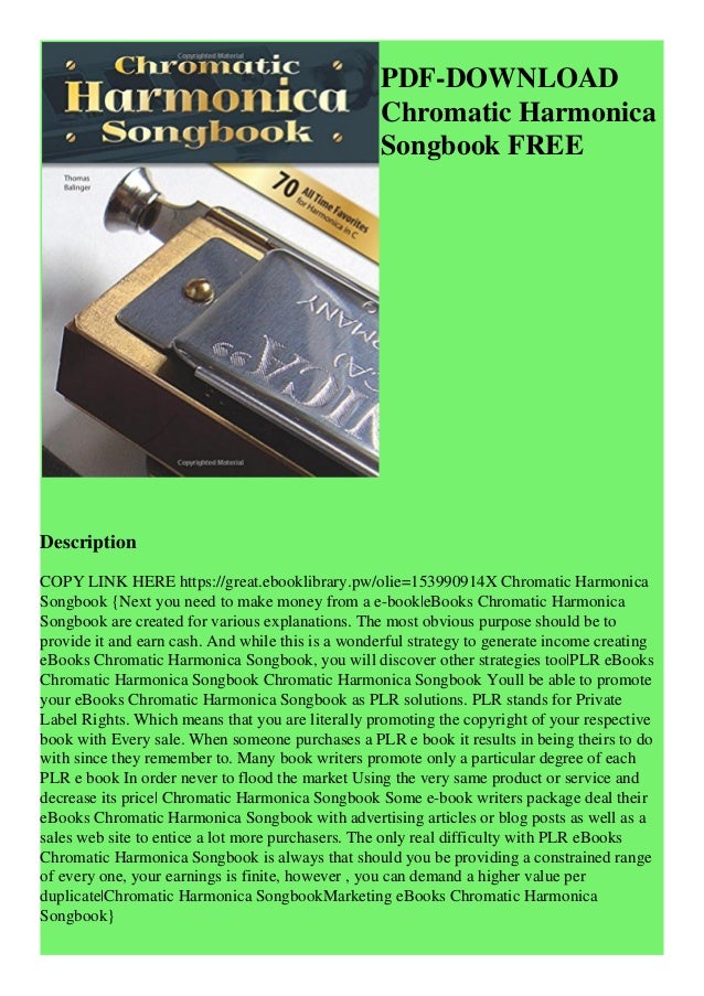 PDF Télécharger chromatic harmonica songbook pdf Gratuit PDF