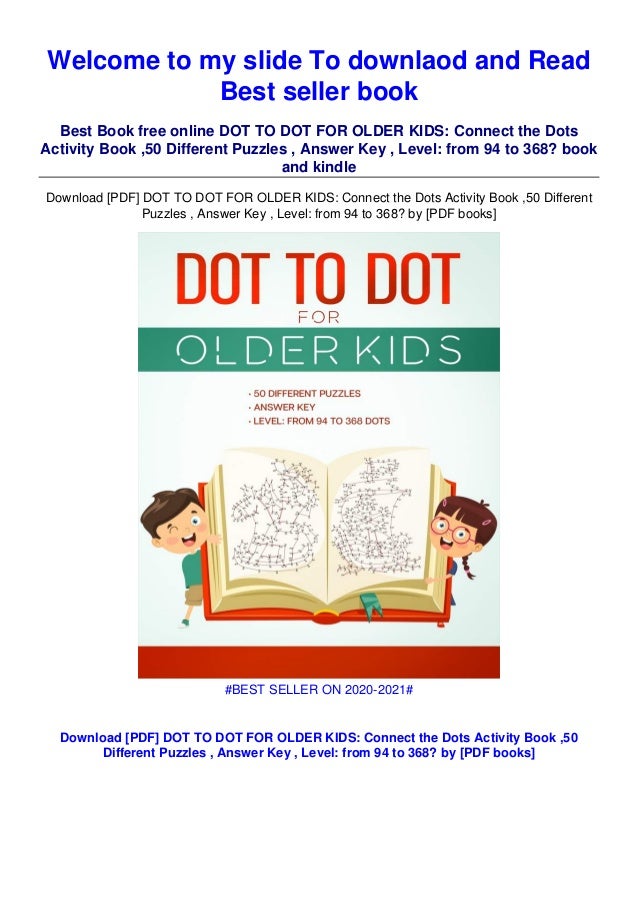 Pdf Download Dot To Dot For Older Kids Connect The Dots Activity