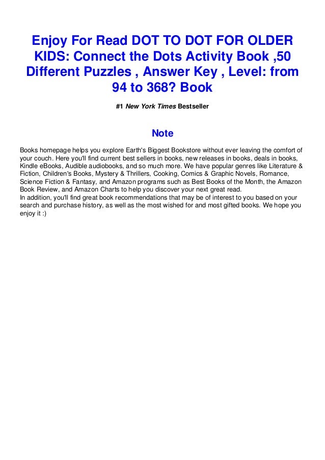 Pdf Download Dot To Dot For Older Kids Connect The Dots Activity Pdf Download Dot To Dot For Older Kids Connect The Dots Activity