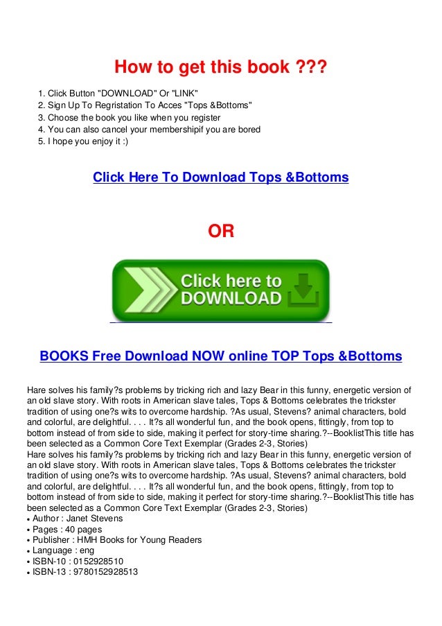 Pdf Download Ebooks Tops Bottoms Full Book