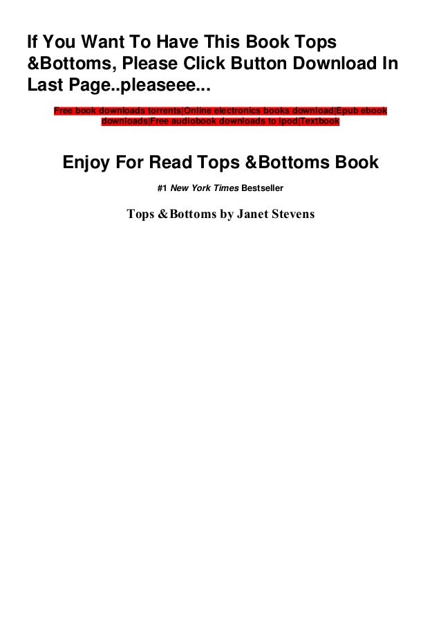Pdf Download Ebooks Tops Bottoms Full Book