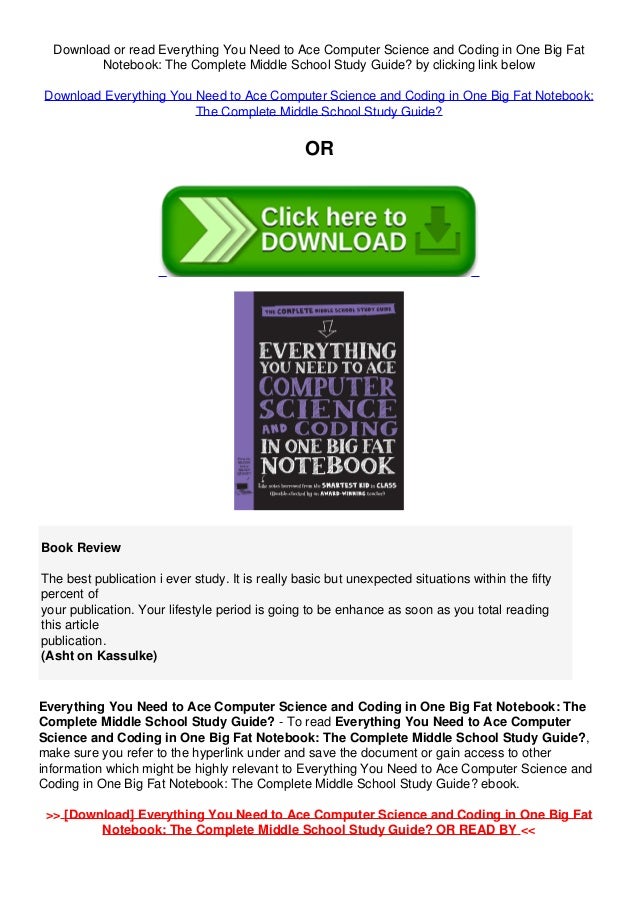 Pdf Download Everything You Need To Ace Computer Science And Coding