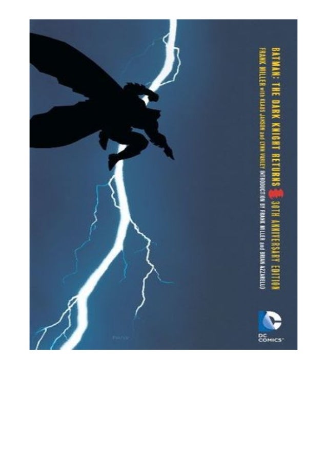Download Batman The Dark Knight Returns By Frank Miller
