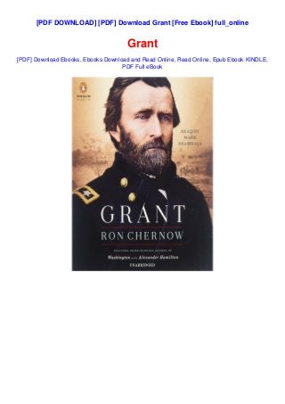 Pdf Download Grant Free Ebook