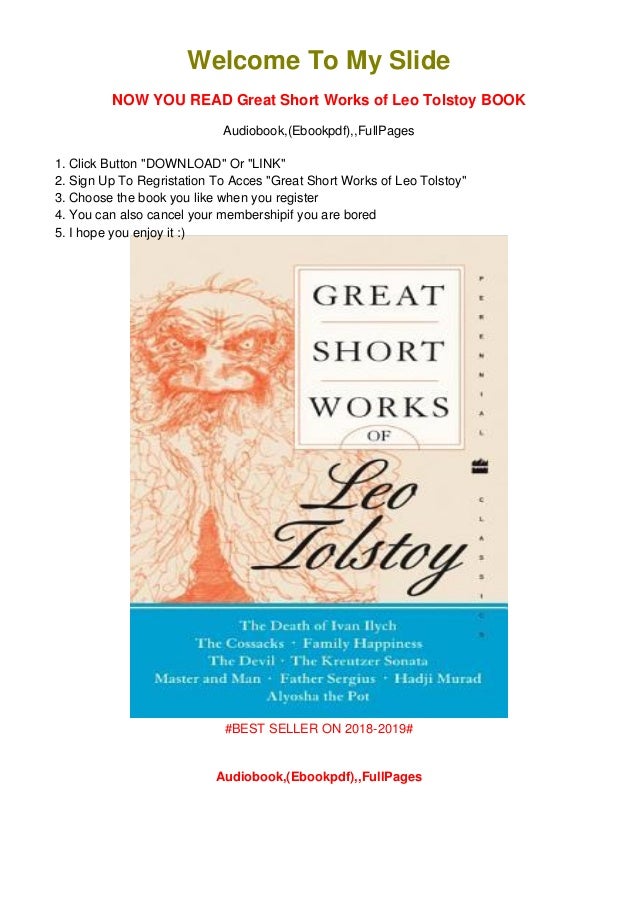 Pdf Download Great Short Works Of Leo Tolstoy Full Book