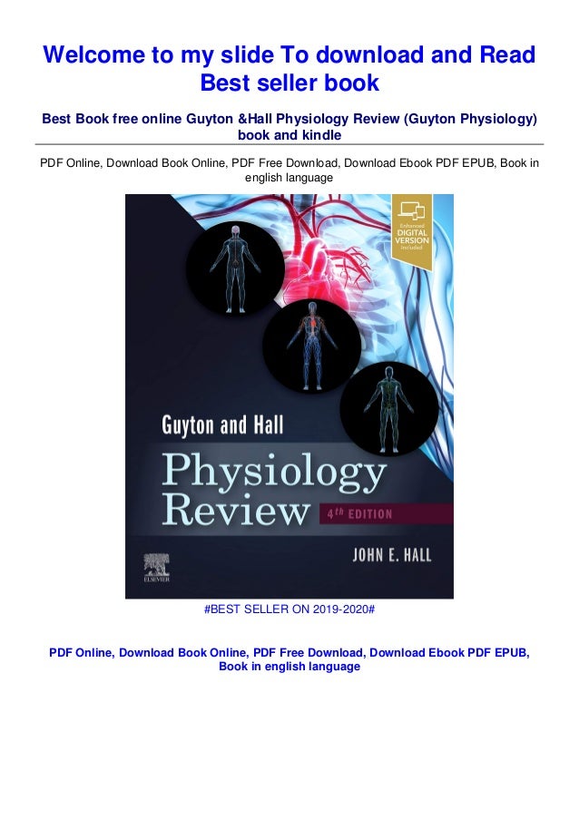 (^PDF)>Download Guyton & Hall Physiology Review (Guyton Physiology) By