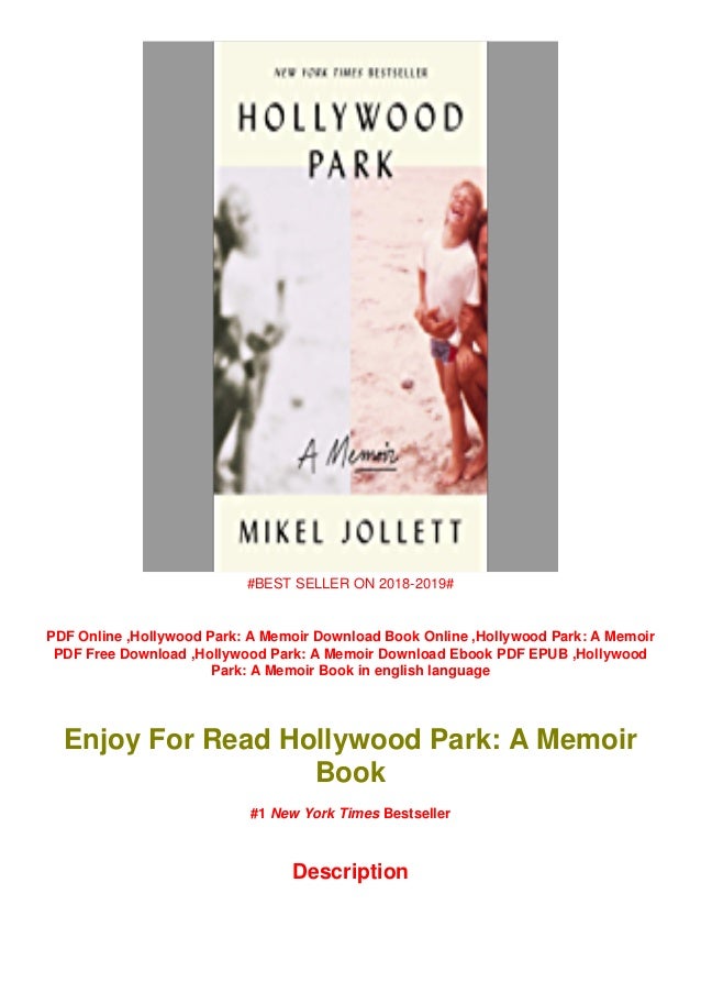 Pdf Download Hollywood Park A Memoir Ebook Free 2021