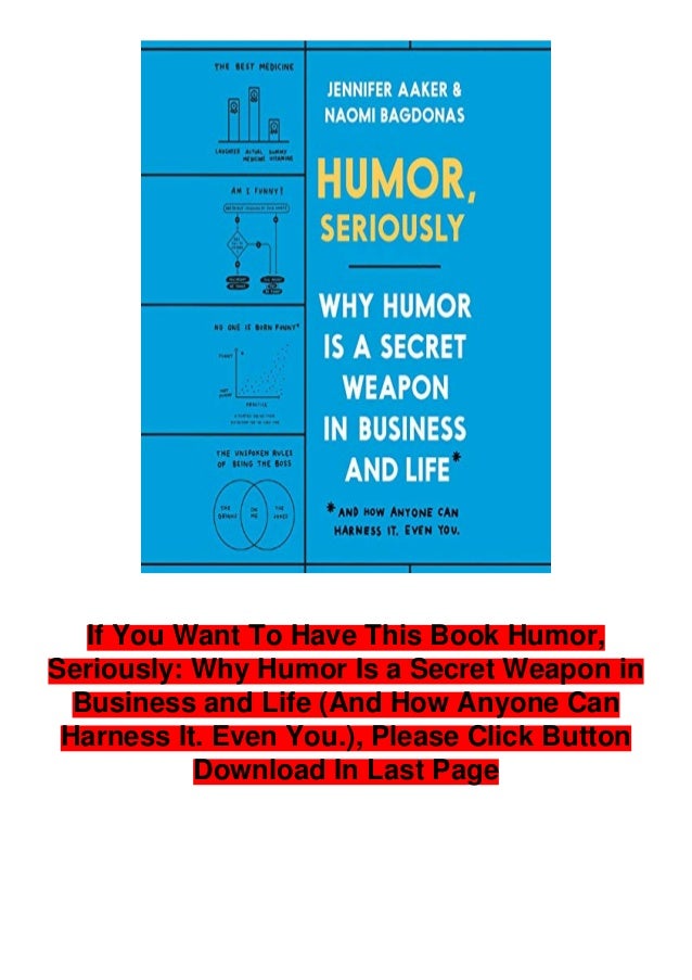 Humor, Seriously PDF Free Download Humor, Seriously PDF Free Download
