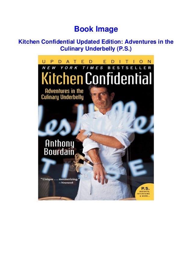Pdf Download Kitchen Confidential Updated Edition Adventures In The