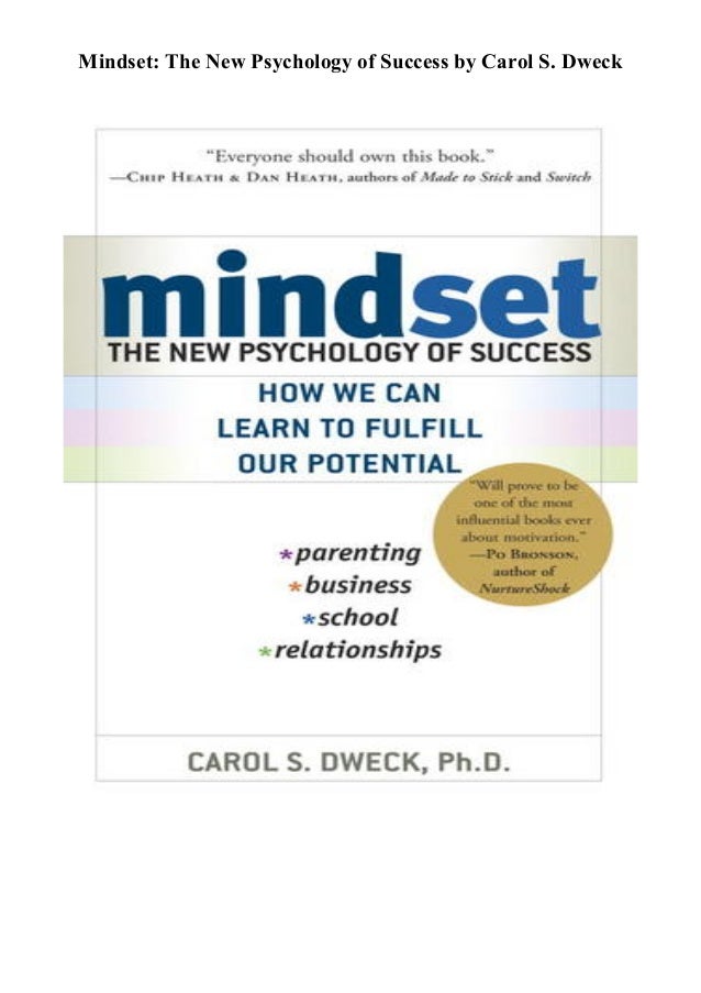 Pdf Download Mindset The New Psychology Of Success Full Pages