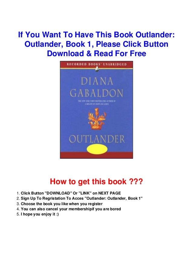 Outlander PDF Free Download