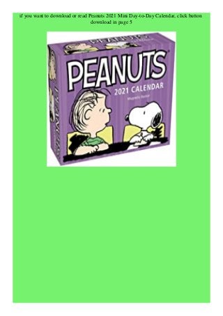 Pdf Download Peanuts 2021 Mini Day To Day Calendar Kindle mini day to day calendar 2021