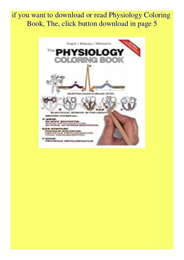 Download Pdf Download Physiology Coloring Book The Full