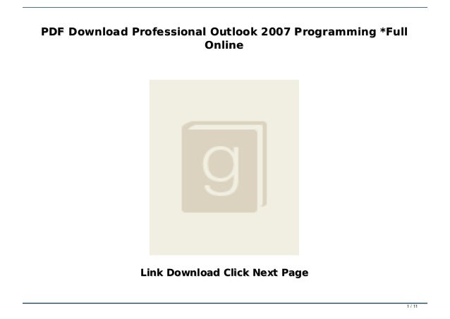 Download For Outlook 2007 Download For Outlook 2007
