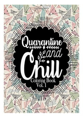 Download Pdf Download Quarantine And Chill Coloring Book Quarantine Coloring