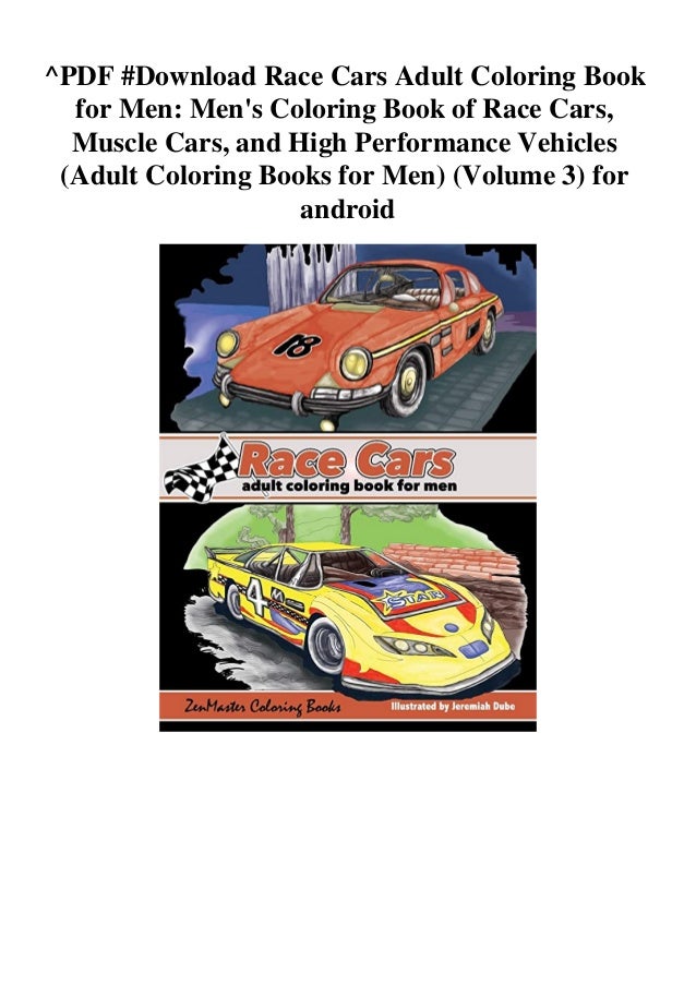 Download Pdf Download Race Cars Adult Coloring Book For Men Men S Coloring B