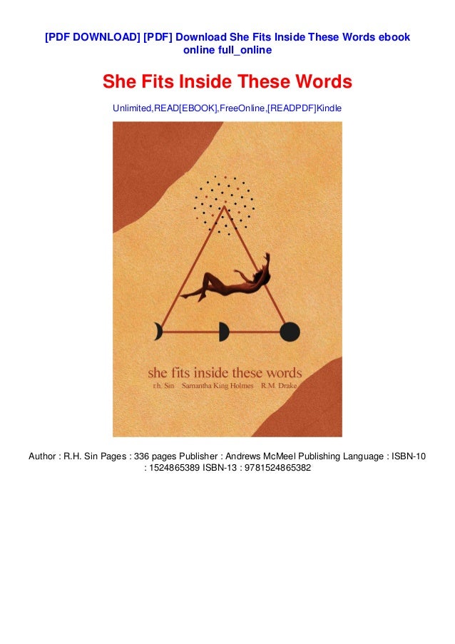 Pdf Download She Fits Inside These Words Ebook Online