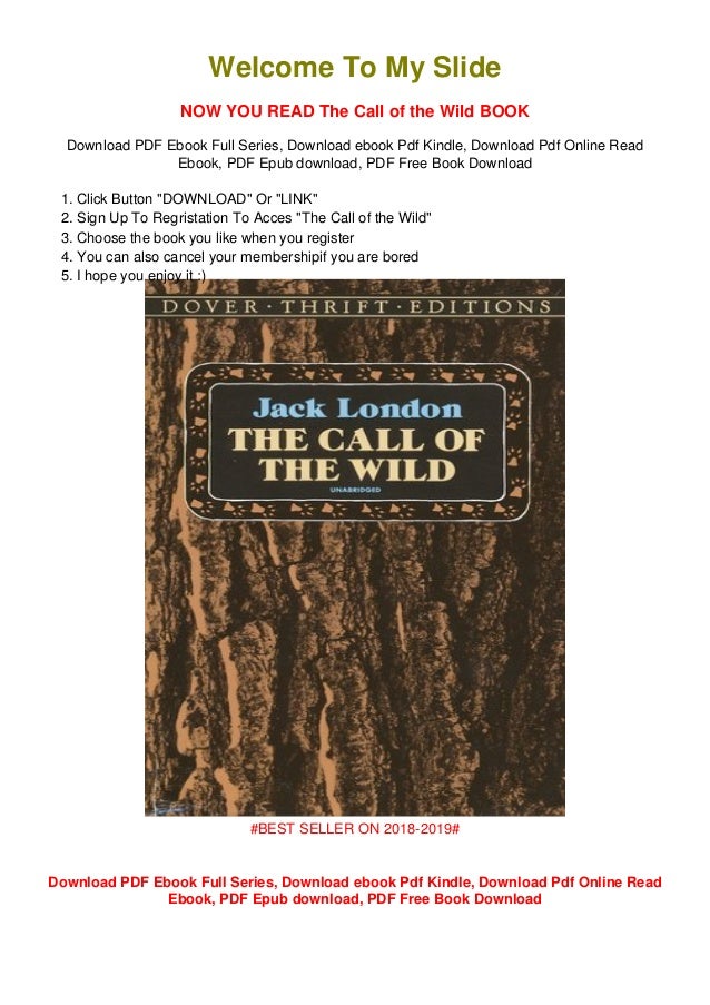 Pdf Download The Call Of The Wild Free Ebook