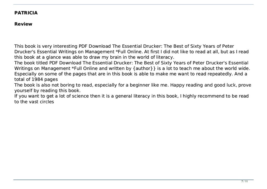 The Essential Drucker PDF Free Download for windows 7 The Essential Drucker PDF Free Download for windows 7