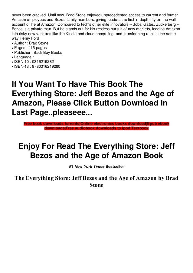 The Everything Store PDF Free download The Everything Store PDF Free download