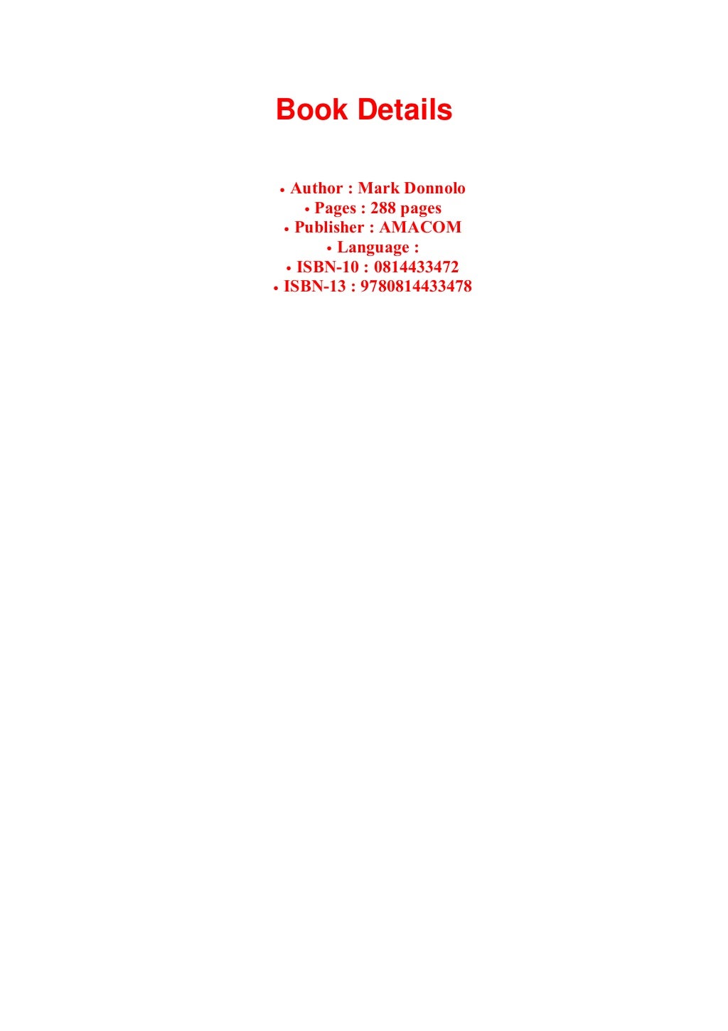 The Unleashing PDF Free Download The Unleashing PDF Free Download