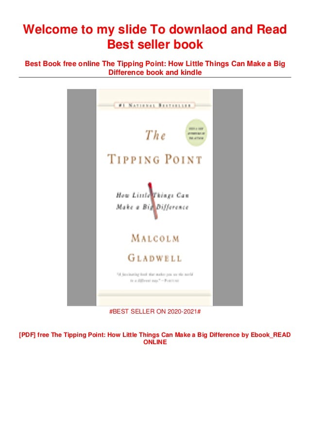 The tipping point quotes The tipping point quotes