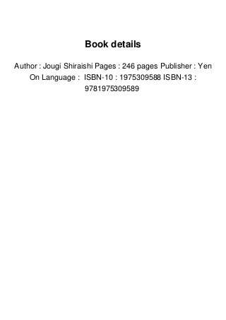 Pdf Download Wandering Witch The Journey Of Elaina Vol 3 Light Pdf Download Wandering Witch The Journey Of Elaina Vol 3 Light