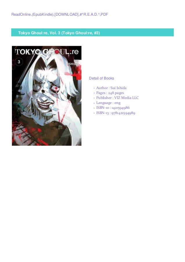 Pdf Downloadtokyo Ghoul Re Vol 3 Tokyo Ghoul Re 3 Fullonine By Pdf Downloadtokyo Ghoul Re Vol 3 Tokyo Ghoul Re 3 Fullonine By