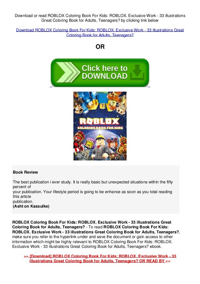Download Pdf Ebook Roblox Coloring Book For Kids Roblox Exclusive Work 33