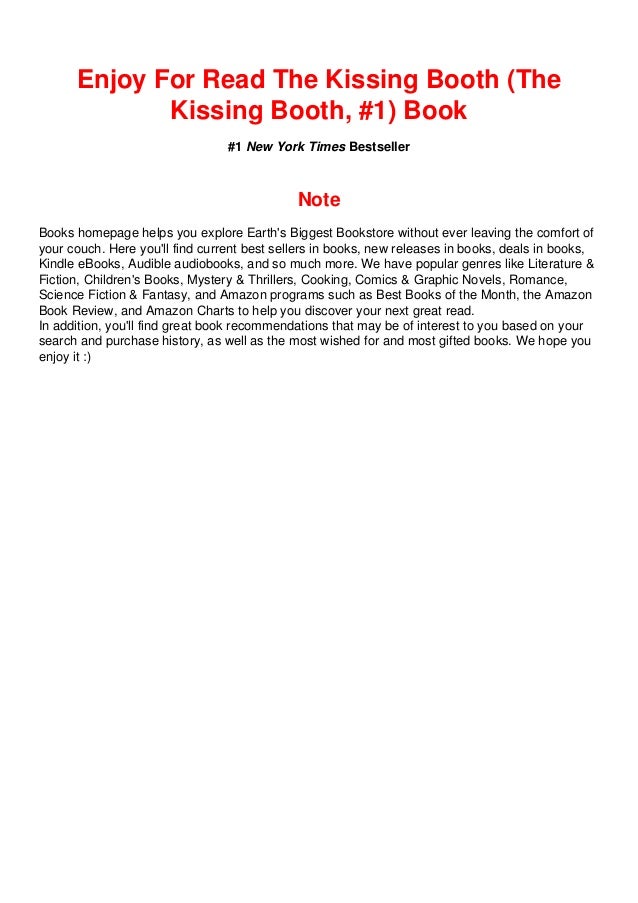 The Kissing Booth Ebook The Kissing Booth Ebook
