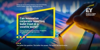 Can innovative corporate reporting build trust in a volatile world?