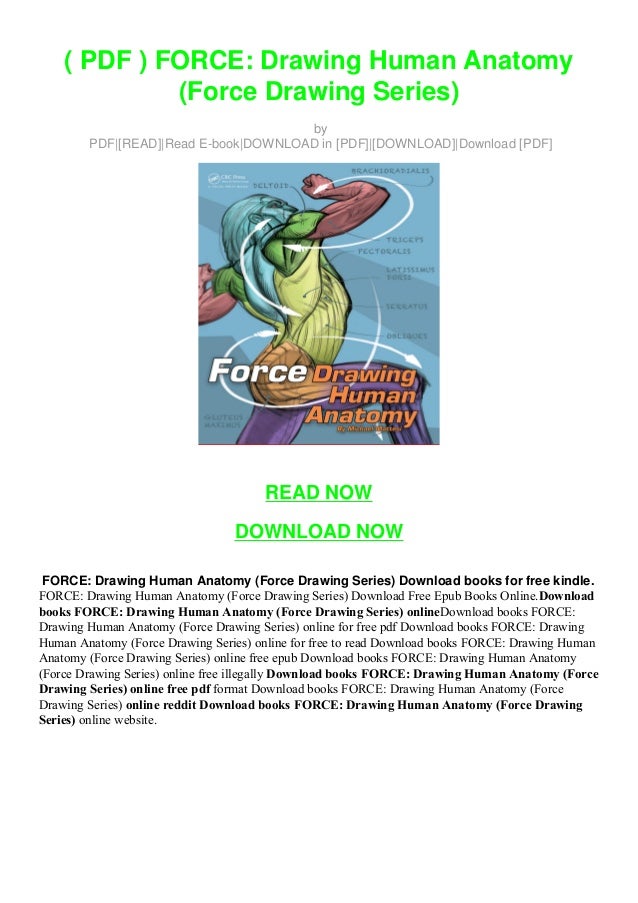 ( PDF ) FORCE Drawing Human Anatomy (Force Drawing Series)