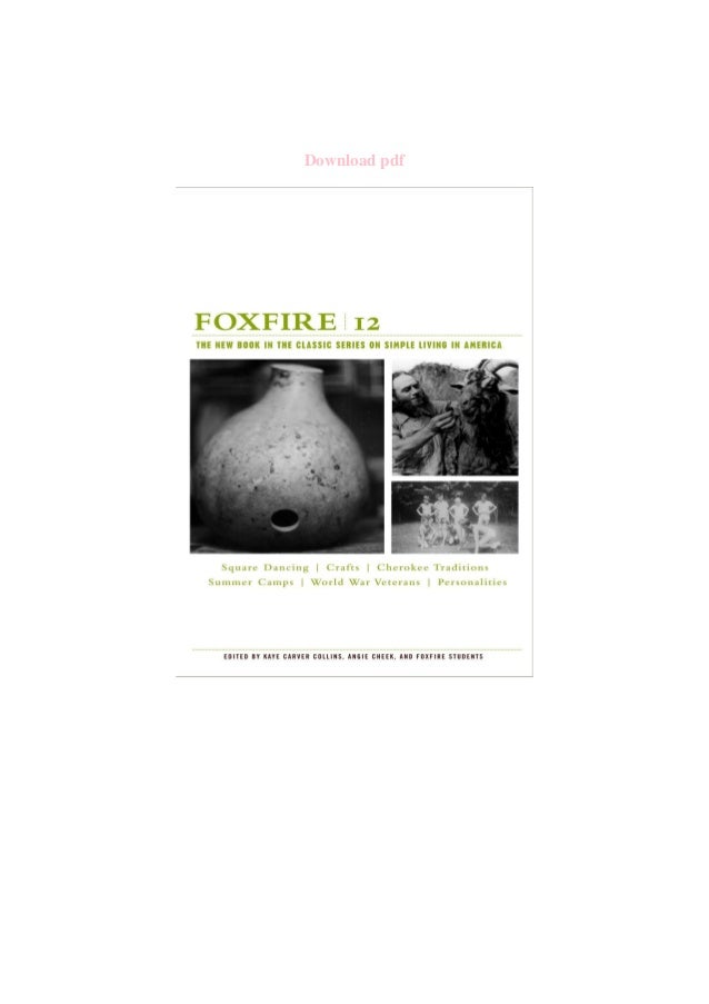 The Foxfire Book Of Simple Living PDF Free Download