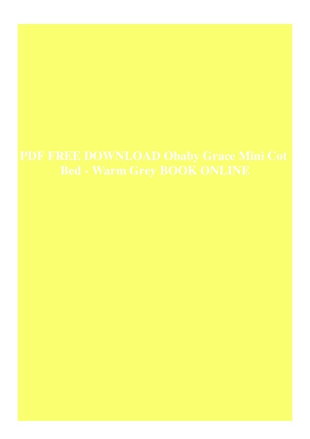 grace mini cot bed